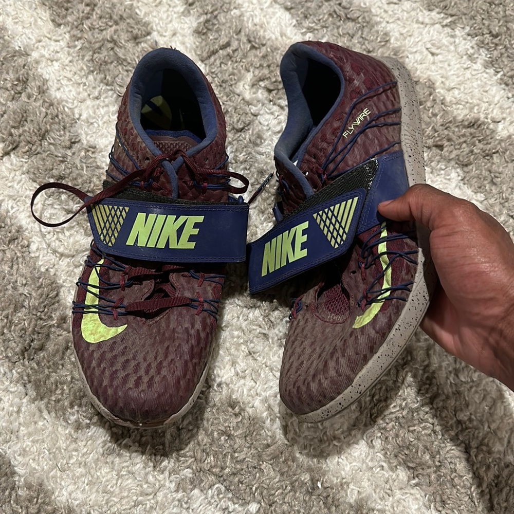 Triple jump spikes track and field